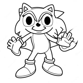 Sonic Boom Coloring Page 3961-3258