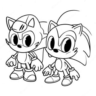 Sonic Boom Coloring Page 3961-3259