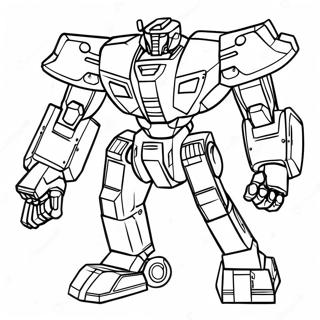 Mecha Builders Coloring Pages