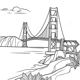 Golden Gate Bridge Coloring Page 39672-31858