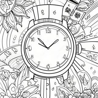 Watch Coloring Pages