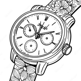 Watch Coloring Page 39692-31882