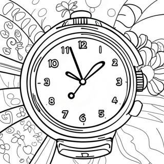 Watch Coloring Page 39692-31883