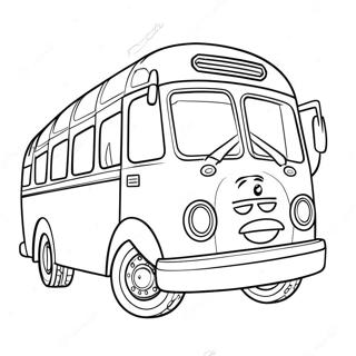 Tayo The Little Bus With Friends Coloring Page 39703-31890