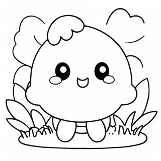 Cute Pikmi Pops In A Garden Coloring Page 39713-31896