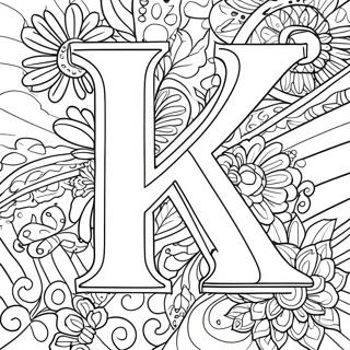 Letter K Coloring Pages