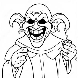 Artistic Terrifier Character Coloring Page 39733-31916