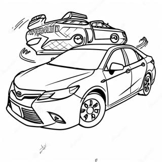 Toyota Camry Hybrid Coloring Page 39743-31921