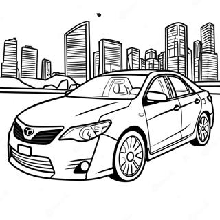 Toyota Camry Hybrid Coloring Page 39743-31922