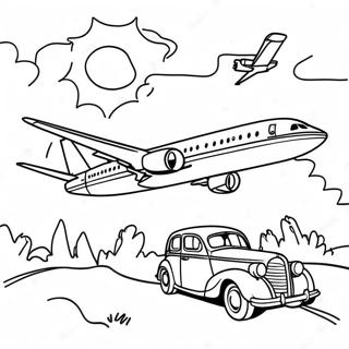 Travel Coloring Pages