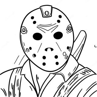 Friday The 13th Coloring Pages