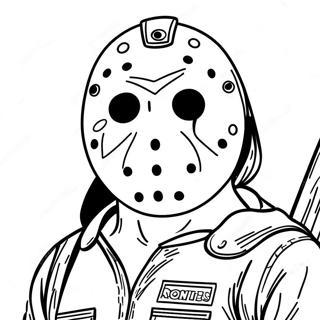 Friday The 13th Jason Voorhees Coloring Page 39772-31940