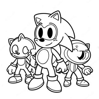 Sonic Underground Coloring Page 39782-31947