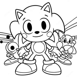 Sonic Underground Coloring Page 39782-31948