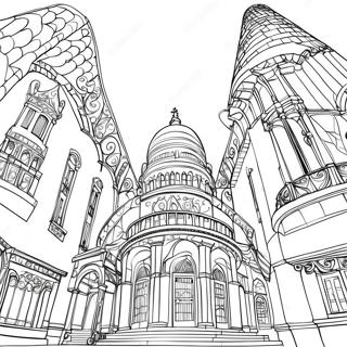 Architecture Coloring Pages