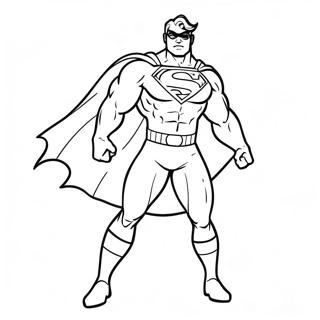 Superflex Character In Action Coloring Page 39813-31977