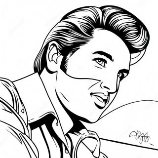 Elvis Presley Coloring Page 3981-3282