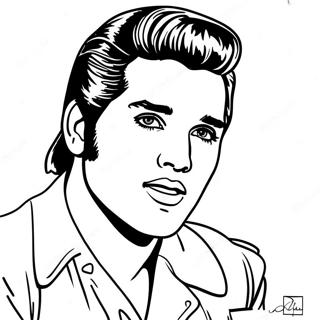 Elvis Presley Coloring Page 3981-3283