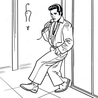 Elvis Coloring Pages