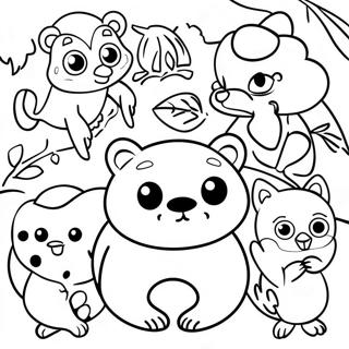 Rainforest Animals Coloring Pages