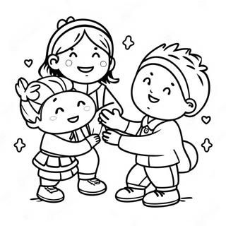 Multicultural Coloring Pages