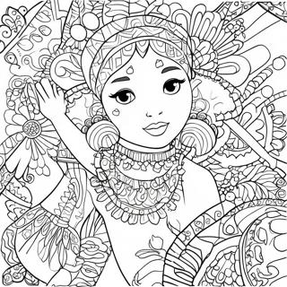 Diverse Cultures Celebration Coloring Page 39853-32008