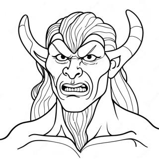 Demon For Adults Coloring Pages