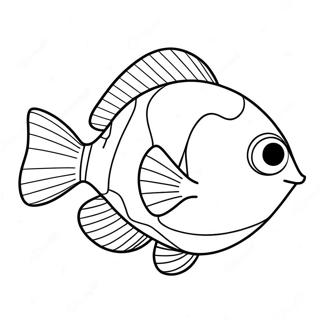 Easy Dory Coloring Page 39872-32018