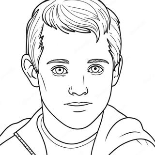 Aaron Coloring Page 39882-32028