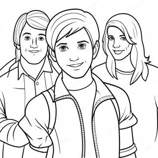 Aaron With Friends Coloring Page 39883-32037