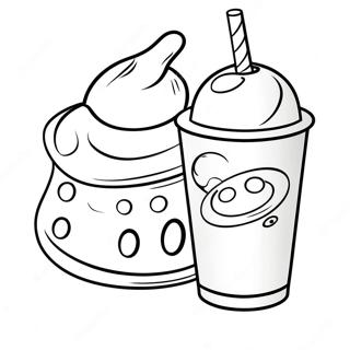 Dairy Queen Coloring Pages