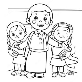 Preschool Sunday School Coloring Page 39912-32052