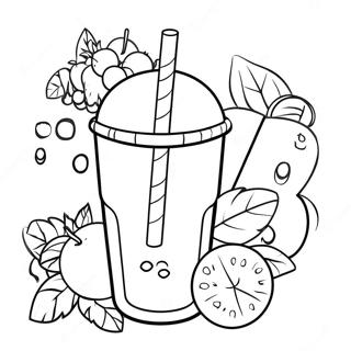 Smoothie Coloring Page 39922-32059