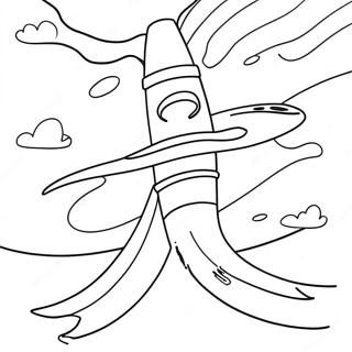 Whirling Tornado Coloring Page 3992-3286