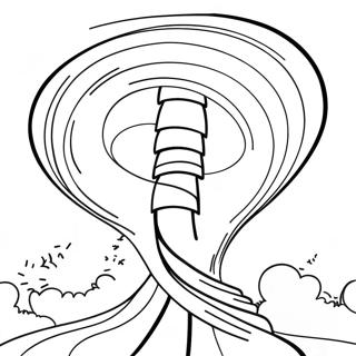 Whirling Tornado Coloring Page 3992-3288