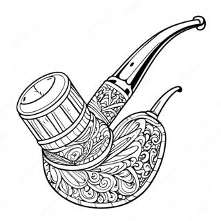 Smoking Pipe Coloring Page 39942-32074