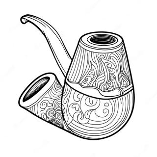 Smoking Pipe Coloring Page 39942-32075