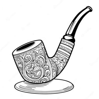 Smoking Pipe Coloring Page 39942-32076