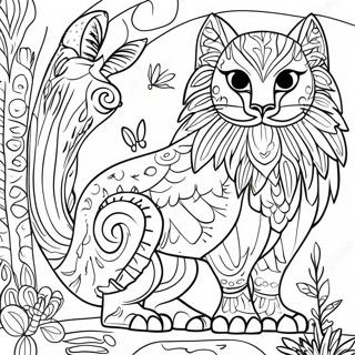 Amate Bark Painting Coloring Pages