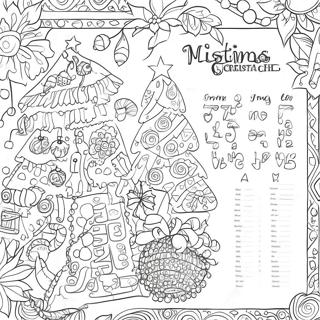 Festive Christmas Word Search Coloring Page 39963-32093