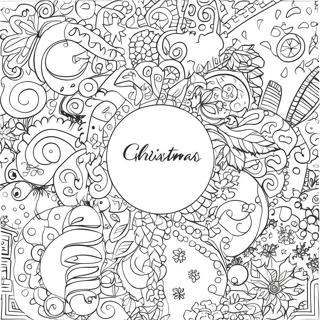 Festive Christmas Word Search Coloring Page 39963-32096