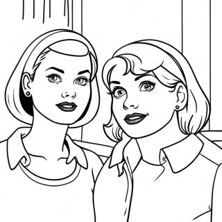 Betty And Veronica Coloring Page 39992-32115