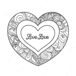 Love Is Love Coloring Pages