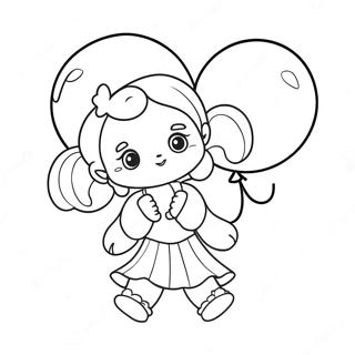 Kissy Missy Coloring Pages