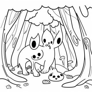 Cursed Forest Coloring Page 40052-32158