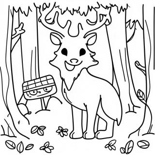 Cursed Forest Coloring Page 40052-32160