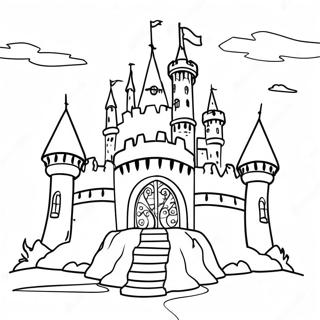 Cursed Castle Coloring Page 40053-32163