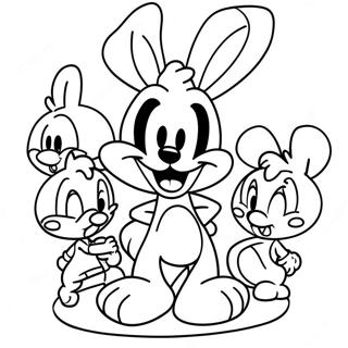 Tiny Toons Coloring Page 40062-32168