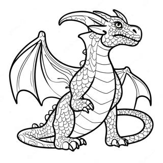 Dnd Dragon Coloring Page 4011-3294