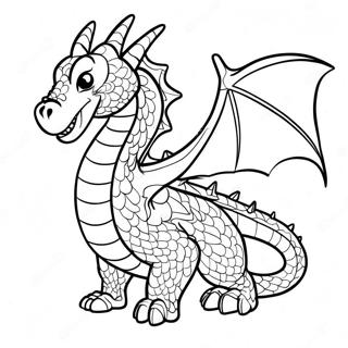 Dnd Dragon Coloring Page 4011-3295